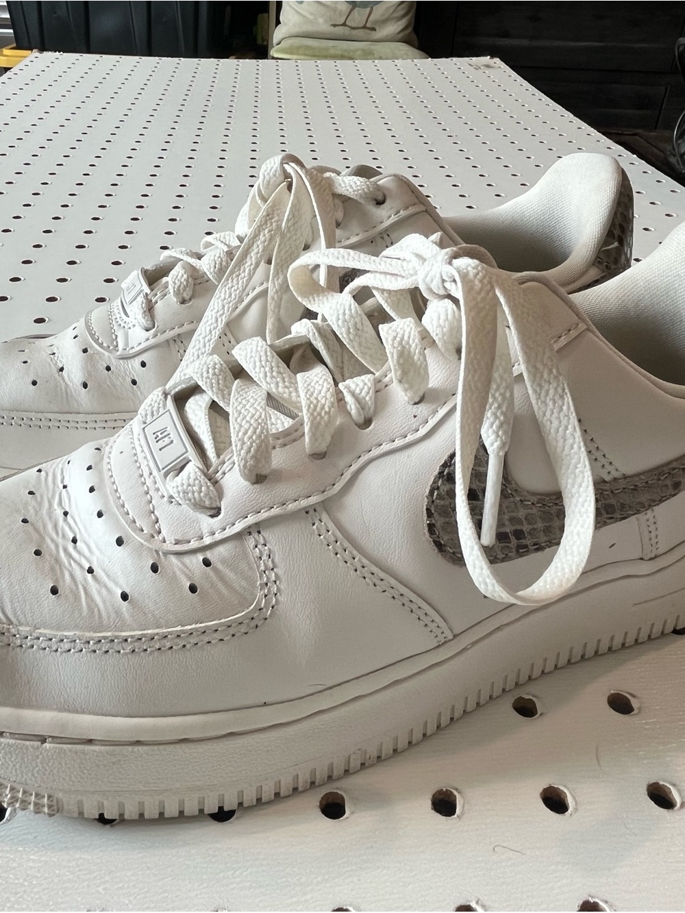 Nike Air Force 1 Low '07 Snakeskin Phantom Women's size 6